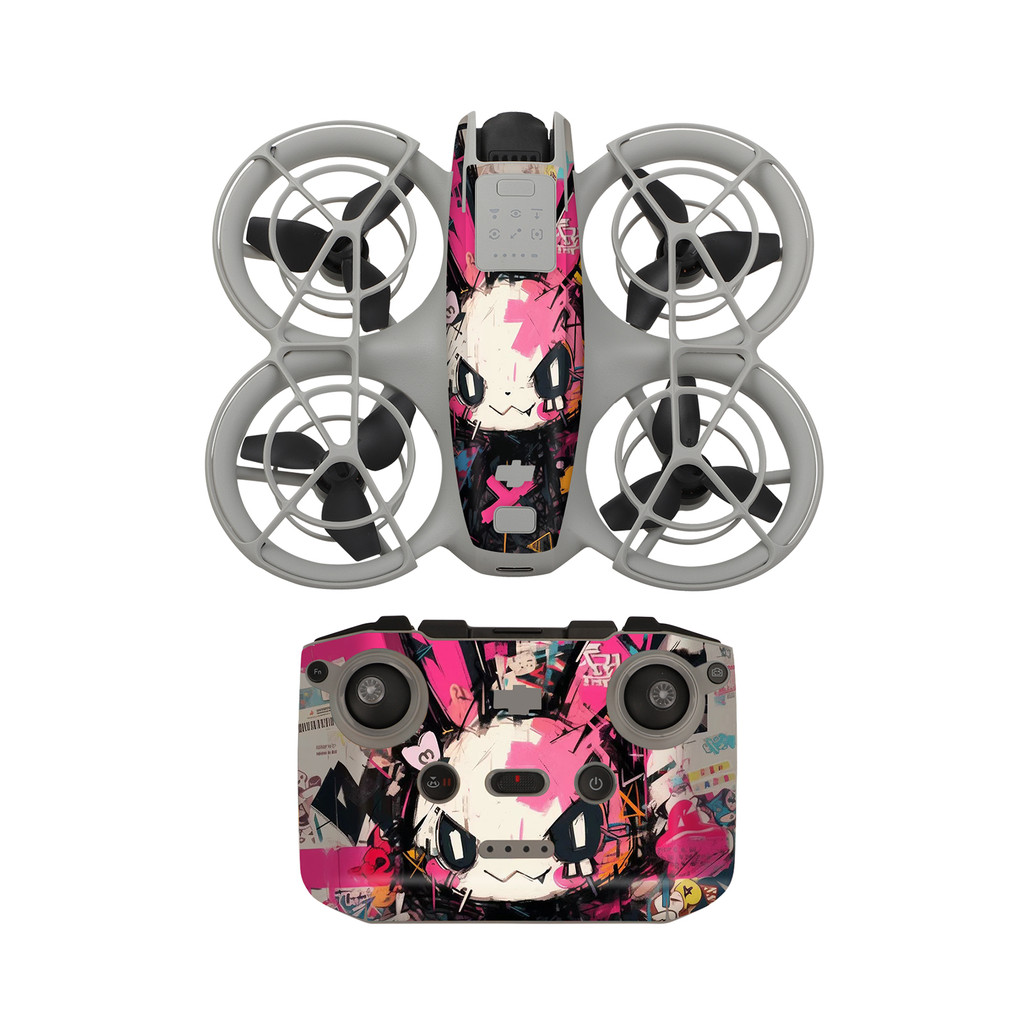 ชุดสติกเกอร์ผิวตกแต่งสําหรับ DJI Neo Body + รีโมทคอนโทรล, ผิวกันน้ํา DIY สติกเกอร์, ฟิล์มป้องกันลายนิ้วมือ, อุปกรณ์เสริมสติกเกอร์ฟิล์มป้องกันสําหรับ DJI Neo