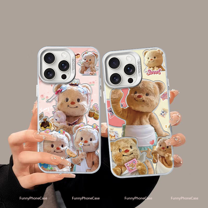 เข้ากันได้กับเคส iPhone16 15 14 13 12 11 xsmax xr 7 8plus case HXMSCY871&872 เคสโทรศัพท์ + ที่วางโทรศัพท์ DIY