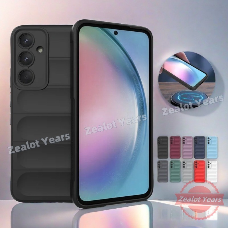 สําหรับ Samsung Galaxy S24FE S23FE 5G S24 S23 FE ผิวกันกระแทกนุ่มเคสโทรศัพท์กล้องป้องกันโทรศัพท์ปลอกซิลิโคนฝาครอบโทรศัพท์