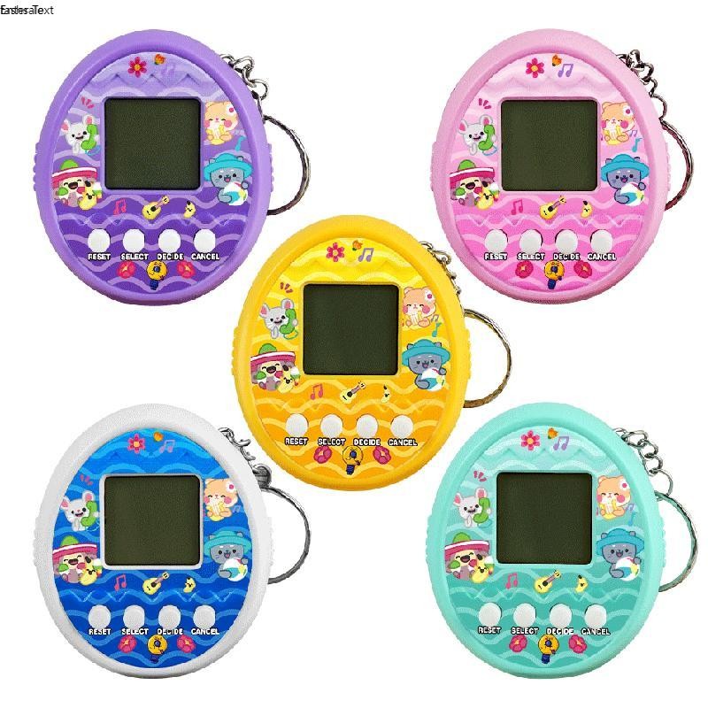 เครื่องสัตว์เลี้ยงอิเล็กทรอนิกส์ เครื่องเล่นเกม ของขวัญสำหรับเด็กเกมคอนโซลอิเล็กทรอนิกส์ สําหรับสัตว์เลี้ยง 1 ชิ้น