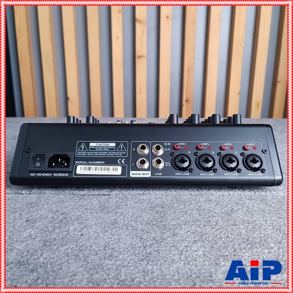 SOUNDVISION SMX-6 MIXER SMX 6 SMX6 มิกเซอร์อนาล็อก ช่องเสียบไมค์ 4 ช่อง เครื่องผสมสัญญาณ ซาวด์ วิชั่น เอไอ-ไพศาล+++
