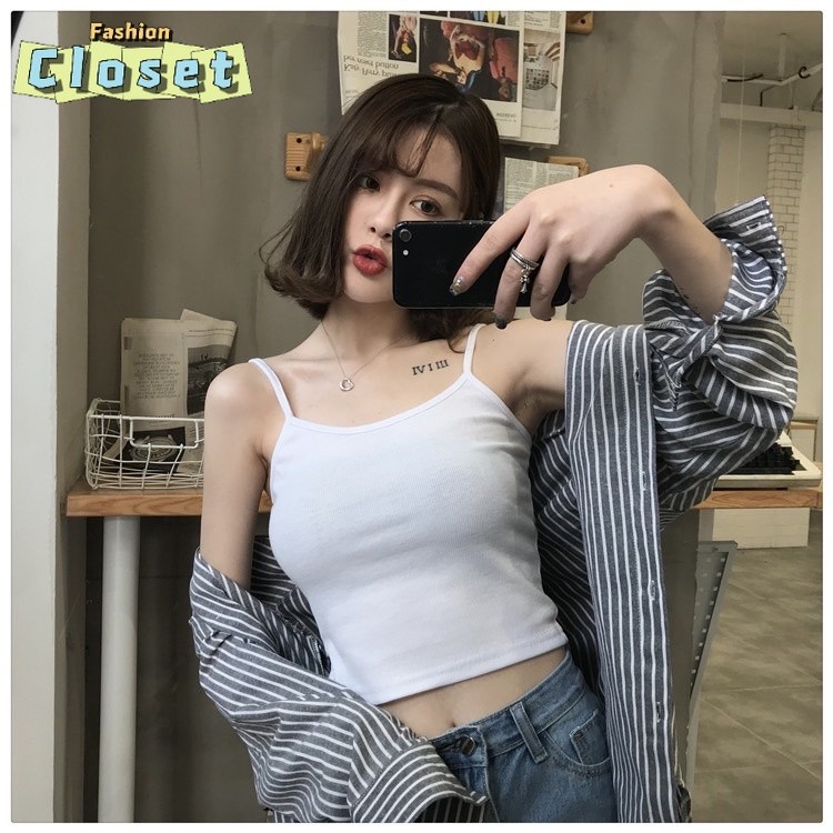 Cilset🛒พร้อมส่ง🎀ผู้หญิงเ เสื้อสายเดี่ยวราคาถูก น่ารักคุณภาพดีใส่สบายพลาดไม่ได้น้าา /CC-33/XO-03/ZM-3/DW-02/YP-2
