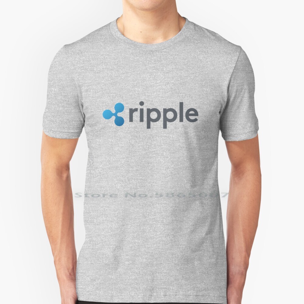 เสื้อยืดโลโก้ Xrp Cryptocurrency-Xrp ผ้าฝ้าย 100% Cryptos Cryptocurrencies Xrp Xrp Xrp Xrp Xrp โลโก้
