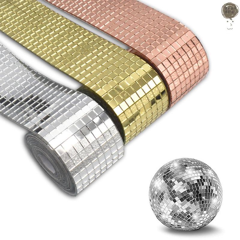 [GR] Disco Ball DIY กระจกกระจกสติ๊กเกอร์ติดผนัง Self-กาว Home Wall Decor TH