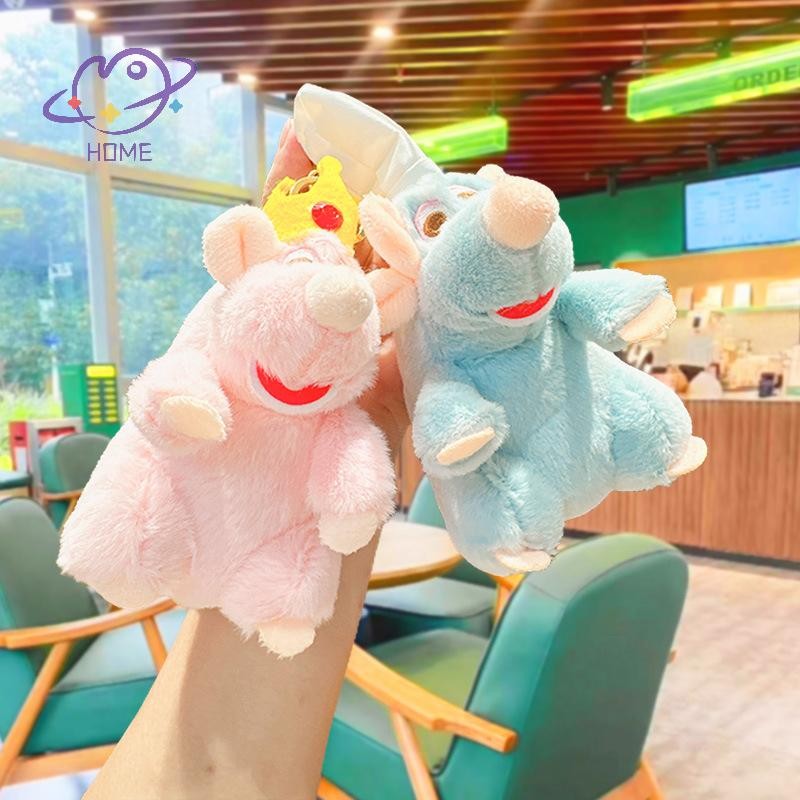 [mayhome] การ์ตูนน่ารักของเล่นตุ๊กตาพวงกุญแจ Kawaii Plush Mouse พวงกุญแจจี้ประณีตแฟชั่นกระเป๋าเป้สะพายหลังอุปกรณ์ตกแต่งของขวัญ {TH}