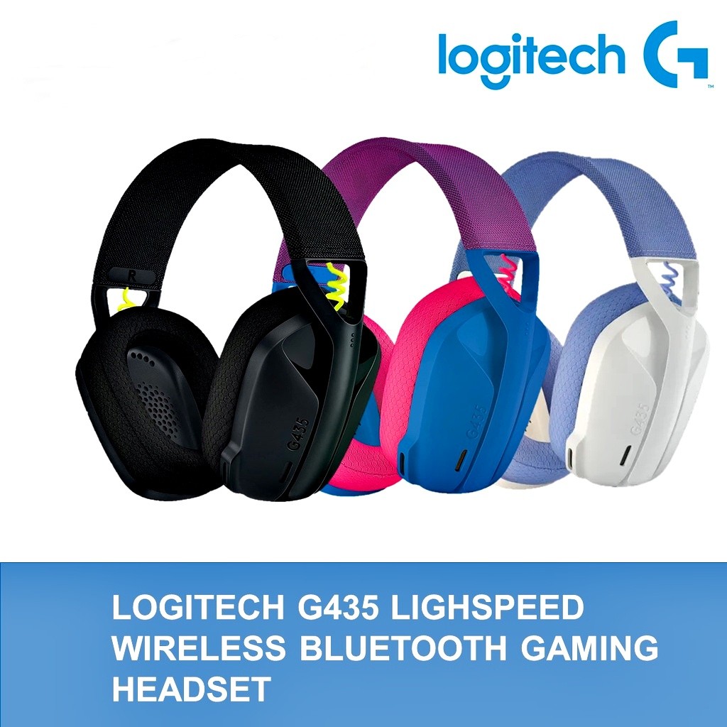 Logitech G435 Ultra-lightspeed Wireless Bluetooth Gaming Headset หูฟังเกมมิ่งไร้สาย
