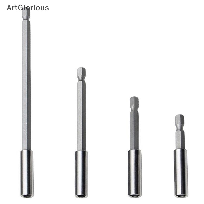 Art หกเหลี่ยม Handle ขยาย Connecg Rod แม่เหล็กสกรู Bits Extension Rod ยาวไขควงผู้ถือเคล็ดลับลื่นเครื่องมือ N