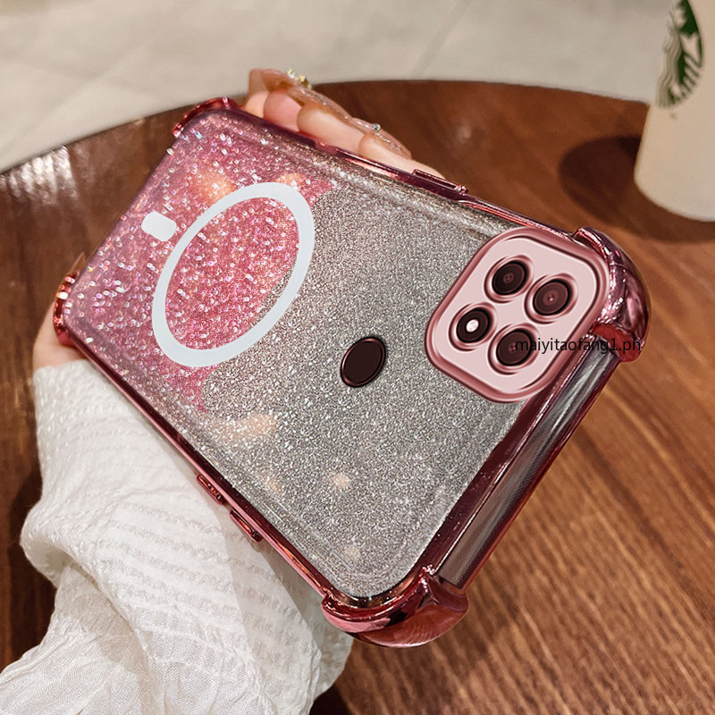 เคส oppo a15 oppo a15s a35 ใสสี่มุมหนาชุบซิลิโคนเคสโทรศัพท์ CCCCA5 - รูปที่ 7