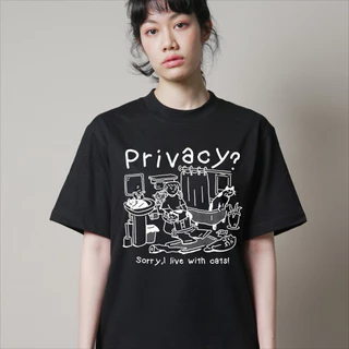 Strayandcool เสื้อยืดโอเวอร์ไซส์ "Privacy ?" Oversized T-shirt