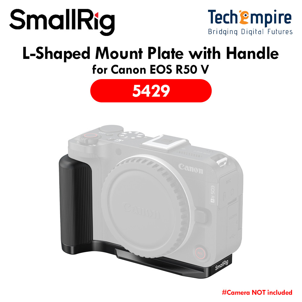 SmallRig L-Shaped Mount Plate พร้อมที่จับสําหรับ Canon EOS R50 V (สีดํา) [5429]
