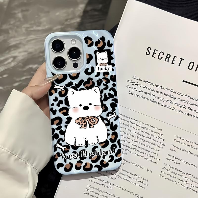 รูปแบบเสือดาว Western สไตล์การ์ตูนดาวตกความสูงสําหรับ iPhone 13 14 16 15 12 11 12PRO 14PRO 11PROMAX 