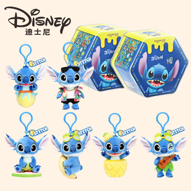 GANTUNGAN OMB พวงกุญแจ Disney Lilo Stitch พวงกุญแจตุ๊กตา Stitch