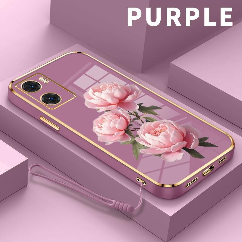 ปลอก Hp สําหรับ OnePlus Nord N20 SE กรณีศิลปะ Peony ดอกไม้ซิลิคอน TPU เลนส์ป้องกัน Softcase