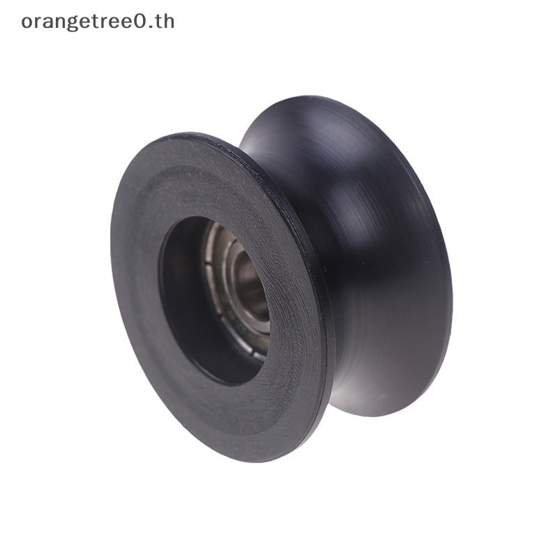 หรือ 1 ชิ้น BU0840 U ประเภท U-Groove Pulley Roller ท่องเที่ยวล้อรอก Poleas Para Cuerdas เคลือบพลาสติกรอกแบริ่ง oe