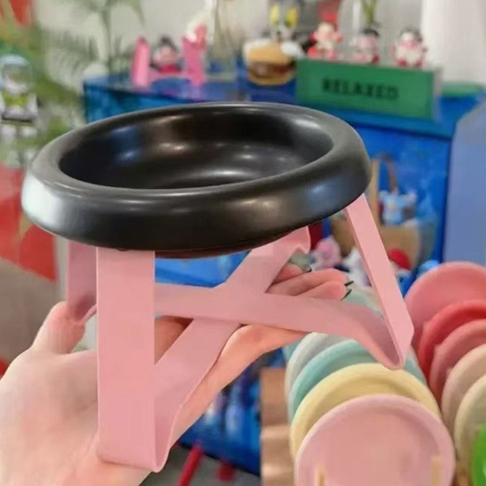 บีทริกซ์‌ ชามสัตว์เลี้ยงป้องกันคอพร้อมขาตั้งชามแมวป้องกันกระดูกสันหลังสูงฟุตชามสุนัขอุปกรณ์สัตว์เลี้ยง - รูปที่ 6