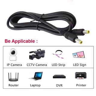 สายไฟ dc 5.5x2.1mm.สายอะแดปเตอร์กล้องวงจรปิด ความยาว1M/2M/3M/5M แจ๊ค DC power ตัวผู้