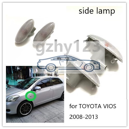 หลอดไฟสัญญาณบังโคลนด้านข้าง สําหรับ TOYOTA VIOS 2008 2009 2010 2011 2012 2013 COROLLA Altis 2007-2014 VIOS 2008-2013 For RAV4 2006-2013 For YARIS