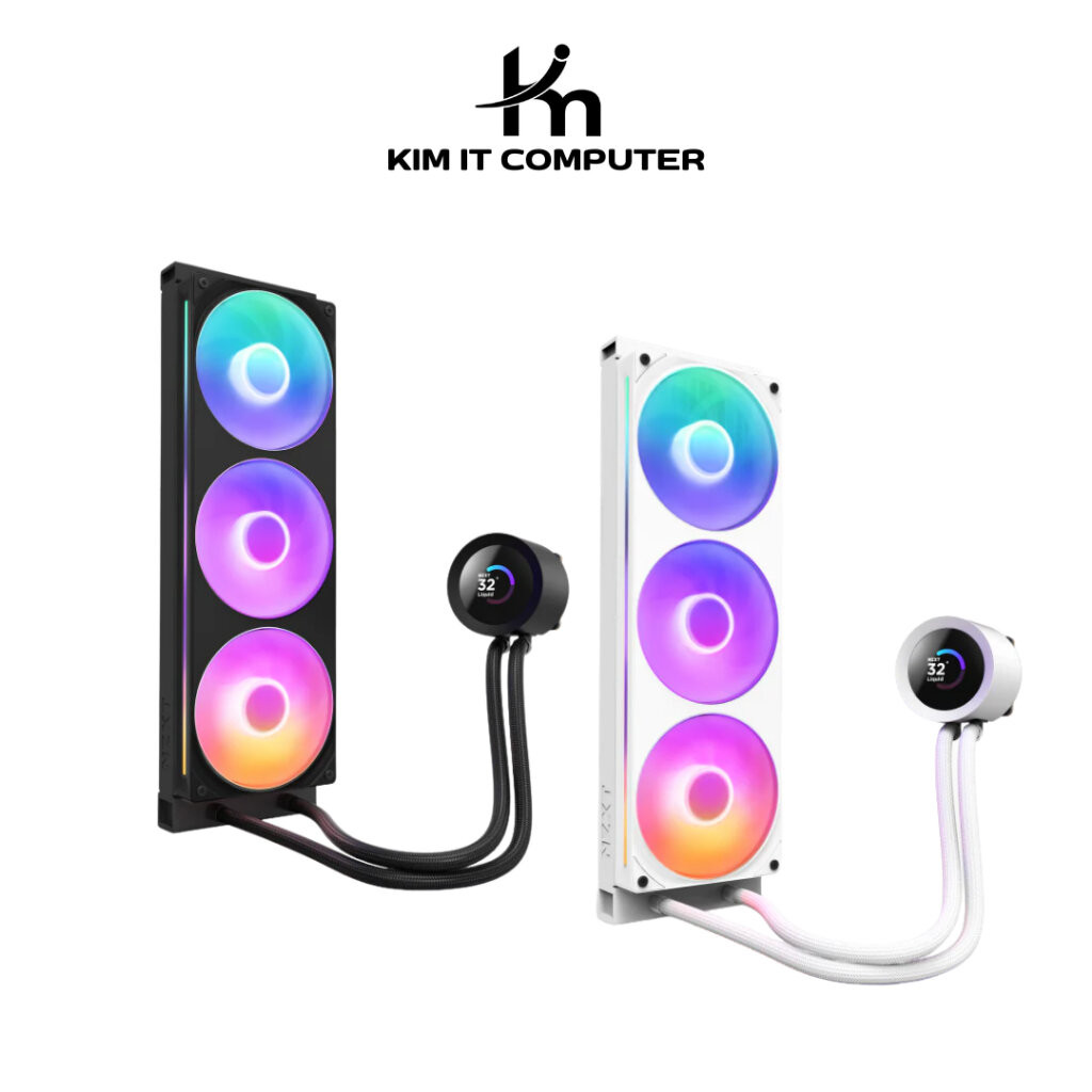 NZXT KRAKEN PLUS 360 RGB Black (RL-KR360-B2/W2) 360mm AIO Liquid CPU Cooler