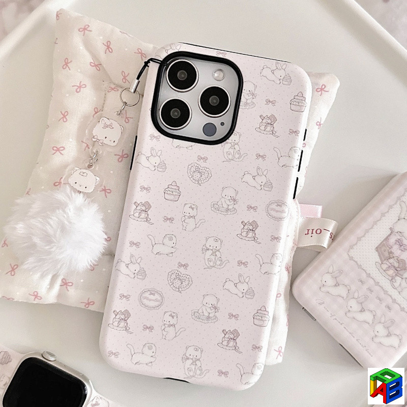 เคสโทรศัพท์ซีรีส์ Nuo Ji Ji สไตล์เกาหลี Apple 17/16Promax iPhone 15/16 14Plus ฟิล์ม 2-in-1 ปก 13/12/11Promax Xsmax 7/8plus ฝาครอบป้องกันป้องกันการตกสองชั้น - รูปที่ 7