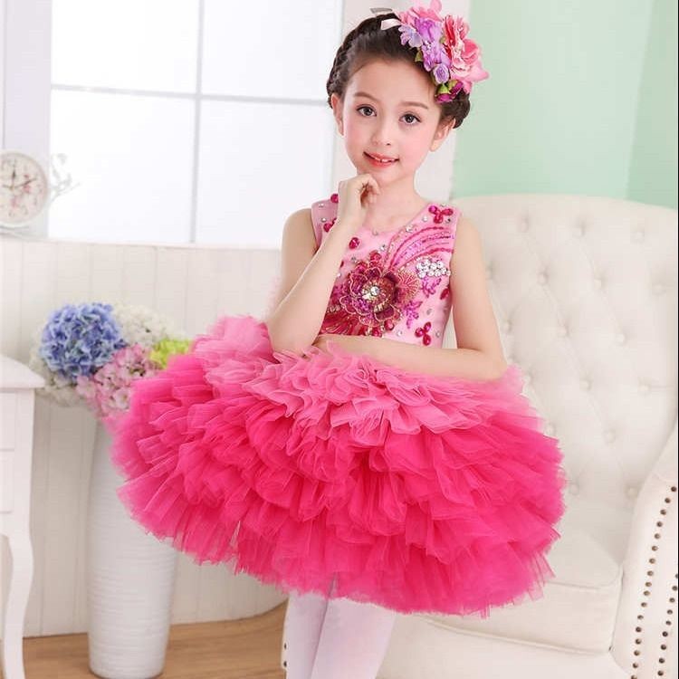 儿童裙出版者Crushion裙 mixer pipinpinpinche หญิง童ving Ppinpinpin nimal เด็กเครื่องแต่งกายประสิทธิภาพชุดเจ้า