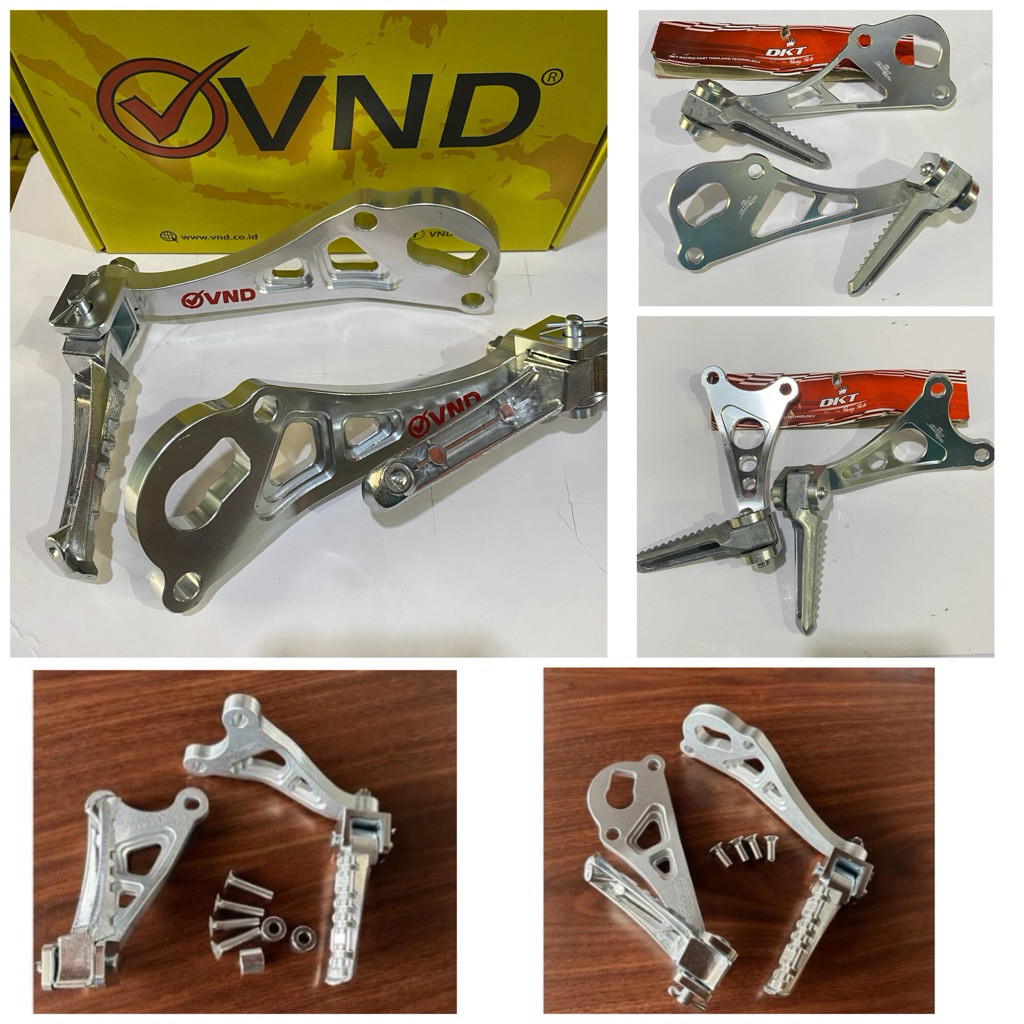 เท้าหลัง KTR VND DKT Ninja150 SS R RR Non Single Power ด้านหลัง Footstep KTR Ninja150 Cobra ไอเสีย