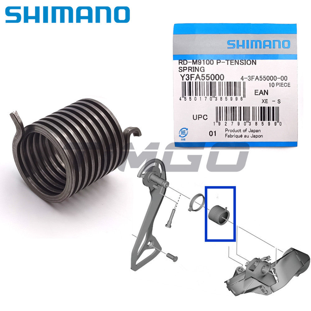 Shimano MTB แผนที่แผ่นตีนผีด้านหลังความตึงเครียดฤดูใบไม้ผลิ Y5PV17000 Y3FA55000 อะไหล่ซ่อมเดิม