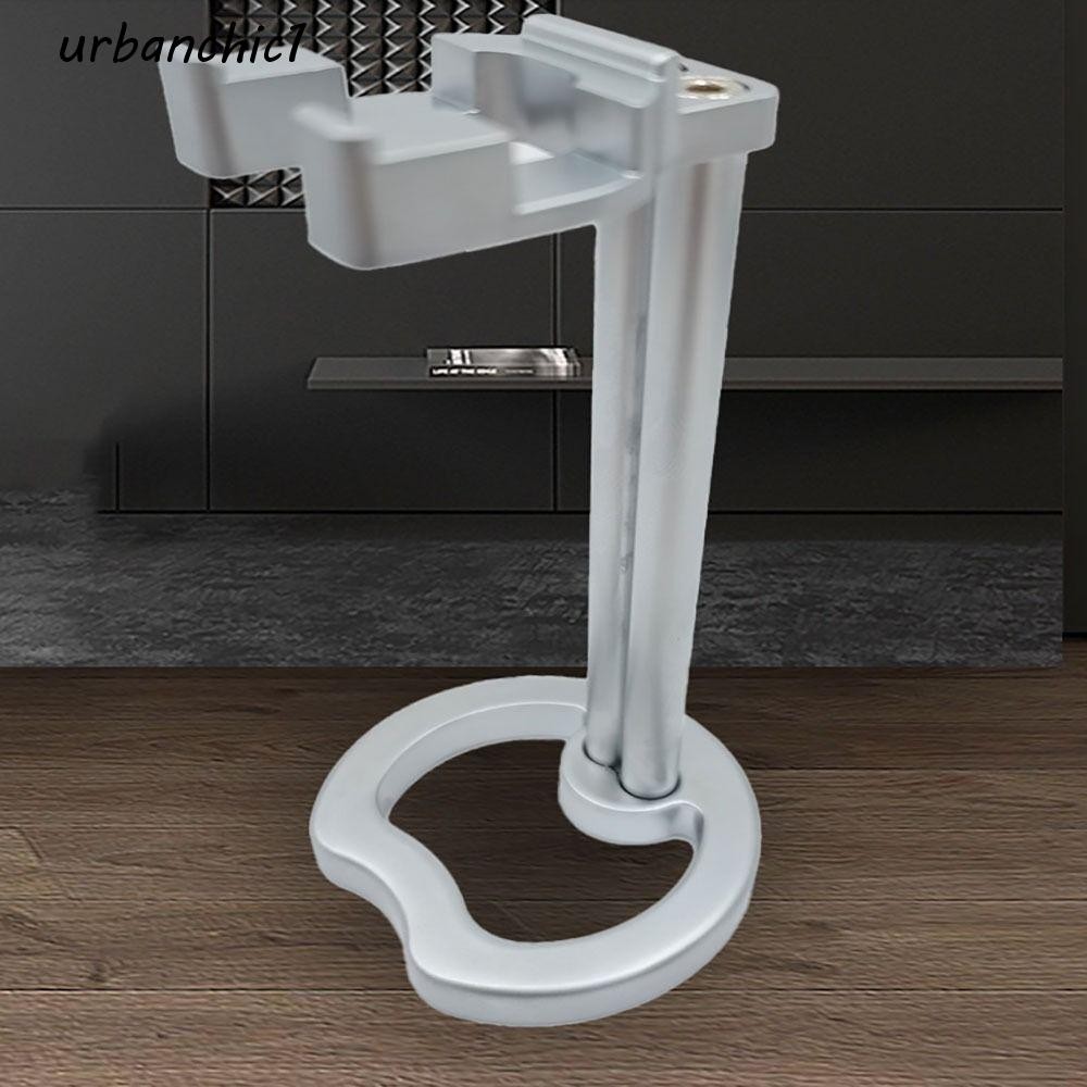 URBANCHIC ที่วางขาตั้งโกนหนวดสําหรับผู้ชาย, เก็บห้องน้ําจัดขยายตัวเครื่องโกนหนวด Life Beard Cutter ชั้นวางเครื่องมือ, ใช้งานง่ายปกป้องเครื่องโกนหนวดเพื่อ Air Dry Manual Razor Storage Stand