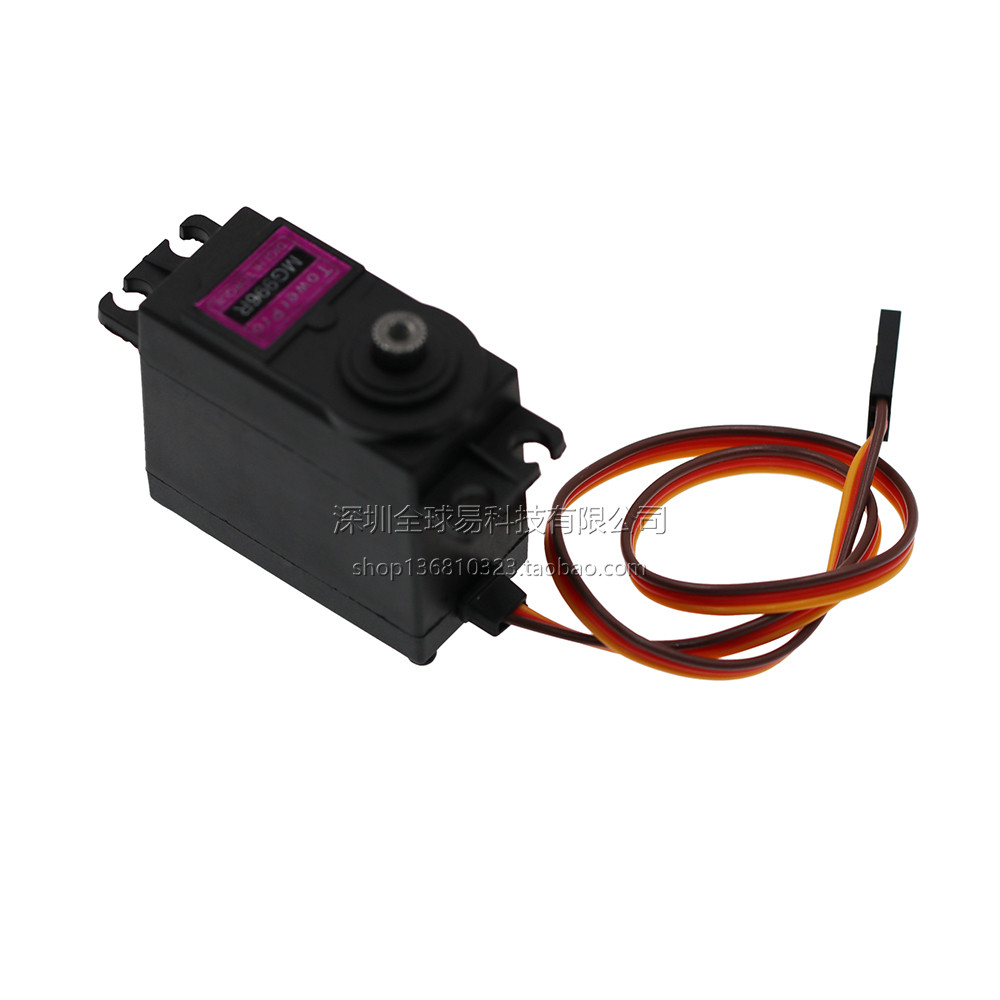 MG996R เกียร์พวงมาลัยเกียร์โลหะแรงบิดสูง MG996R เซิร์ฟเวอร์มาตรฐาน