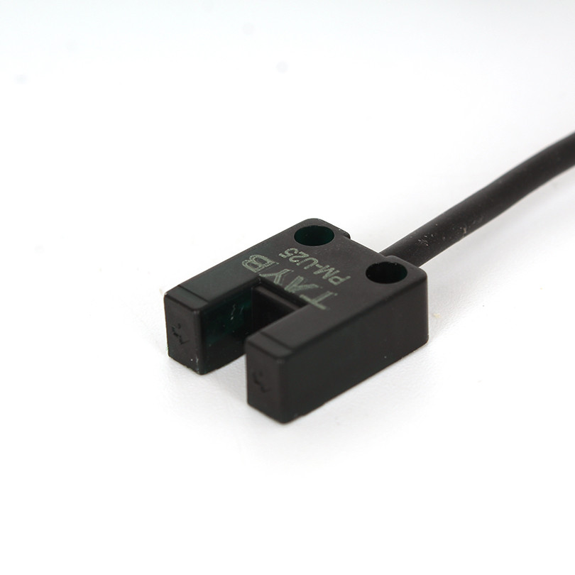 U-Shaped Slot Type Photoelectric Switch Sensor Limit Sensor PM-U25 Mini Type พร้อมสาย 2M สาย NPN24V