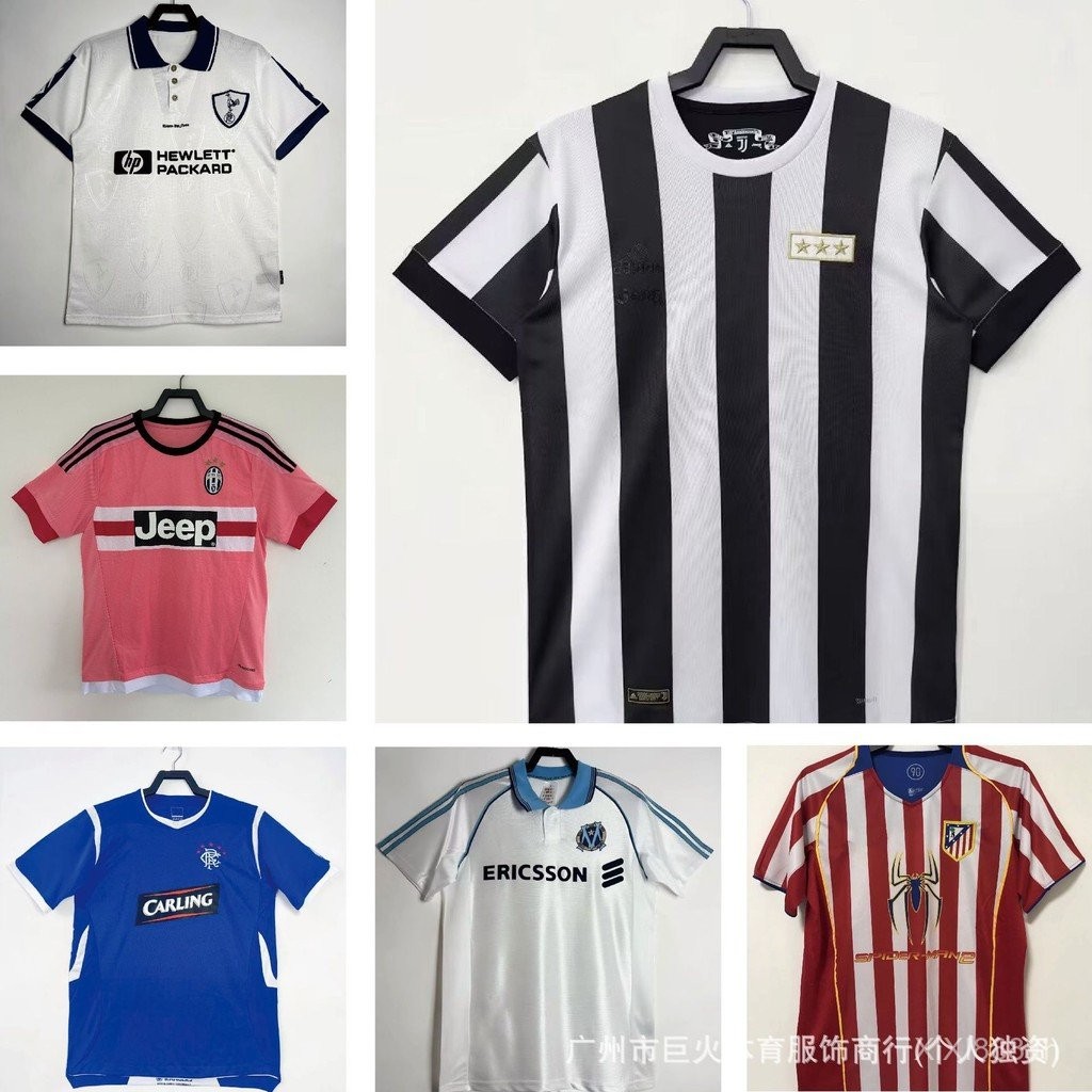 เสื้อฟุตบอลคลาสสิก Retro Marseille สำหรับคอบอล
