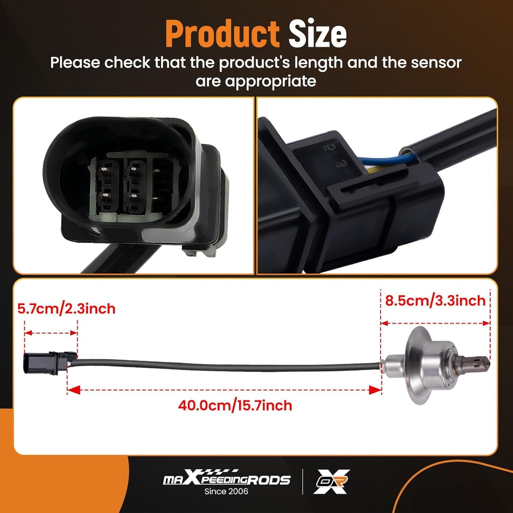 MaXpeedingrods 2 ชิ้นออกซิเจน O2 Sensor ต้นน้ํา & Downstream 234-5029, 234-4238 สําหรับ Kia Forte Op