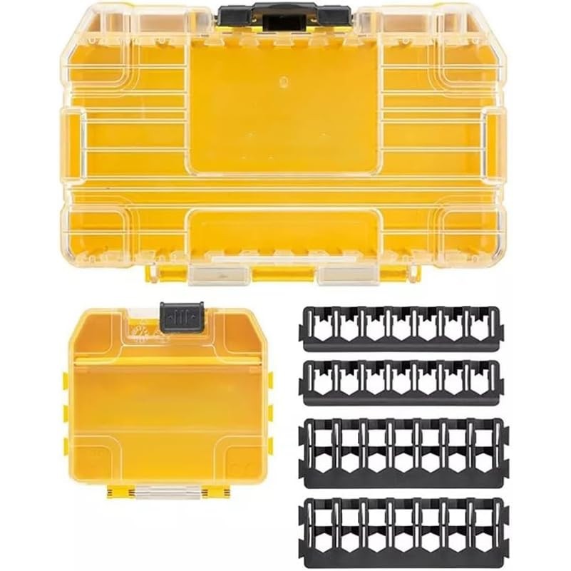 #DT70801 DT70801-QZ ขนาดเล็กที่ว่างเปล่า Toughcase Organiser กรณี Tough กรณีกล่องเครื่องมือชิ้นส่วนช