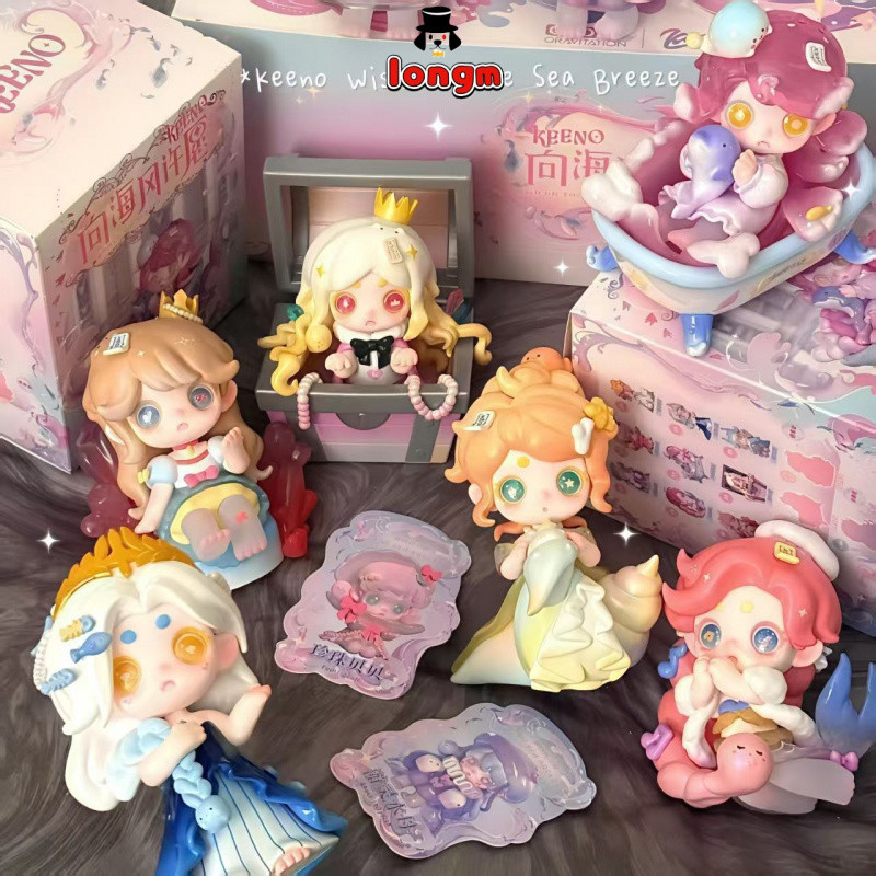 Ghost Keeno Third Generation Wishing Blind Box อินเทรนด์ของเล่นตุ๊กตาน่ารักเดสก์ท็อปตกแต่ง