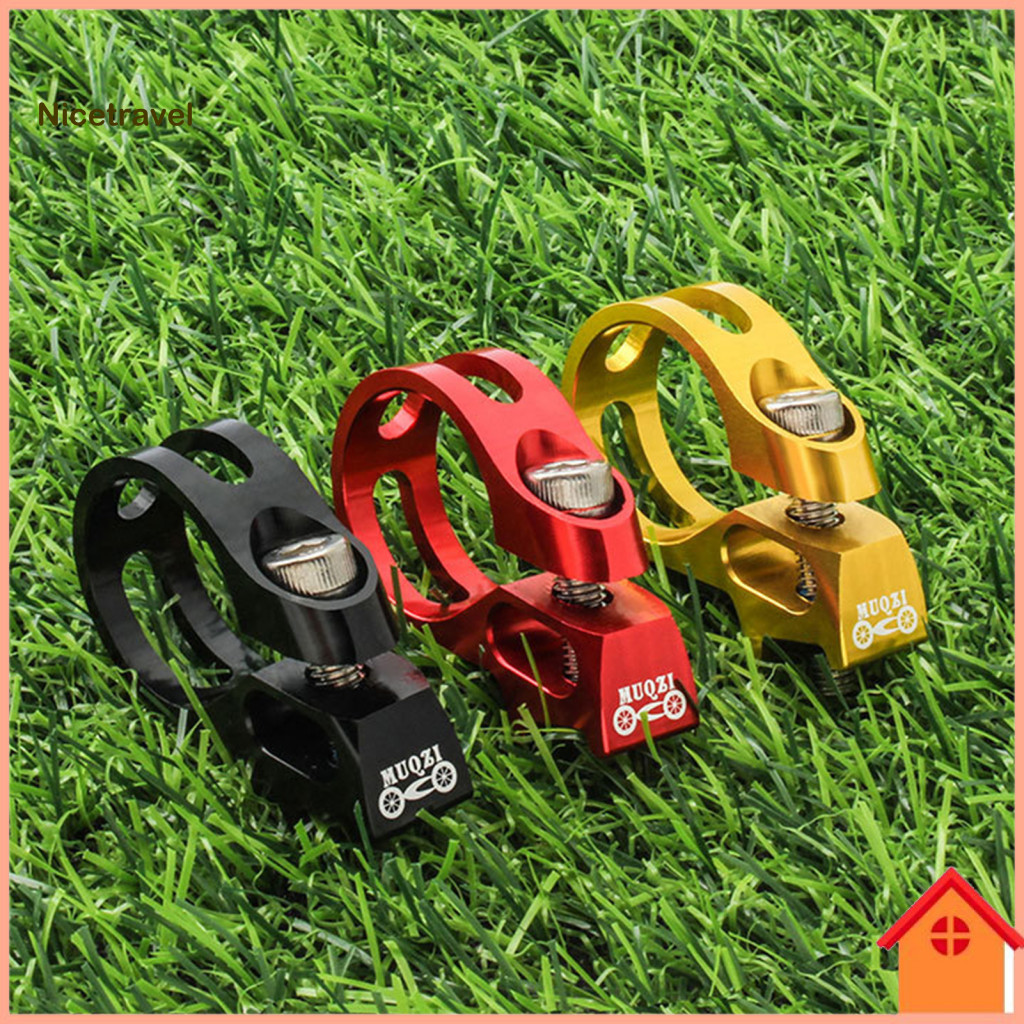 [Ni] Solid จักรยาน Shifter Clamp จักรยานเกียร์ Lever Clamp Anodic Coloring สําหรับ X5 X7 X9 XO XX XO