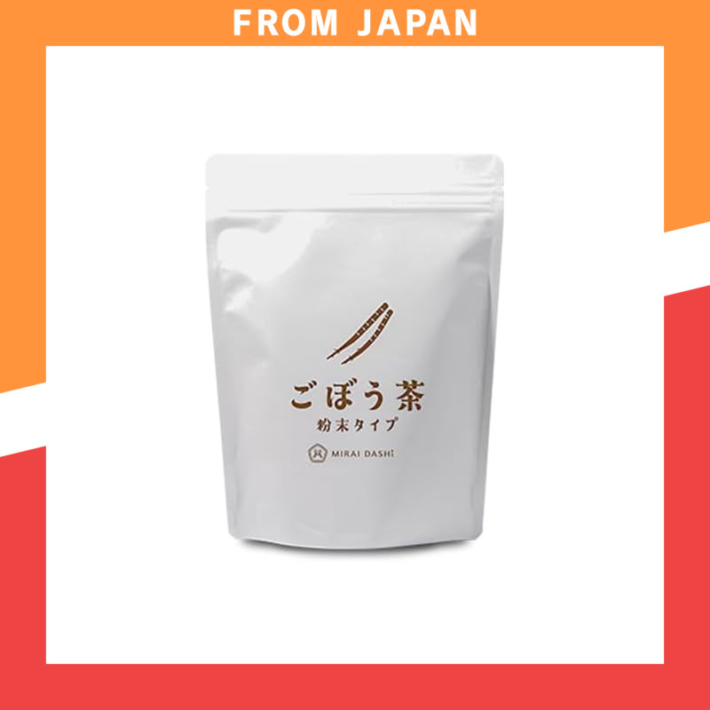 MIRAI DASHi Burdock Tea Domestic Whole Powder 100% Domestic Burdock 70g Powder Additive-Free Caffein