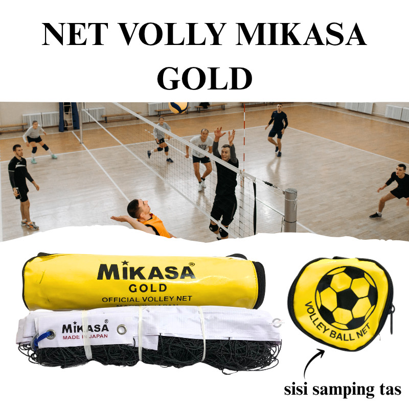 Mikasa Gold VollleyBall Net / Mikasa VollleyBall Net / Mikasa Gold VollleyBall Court Net Made In Jap