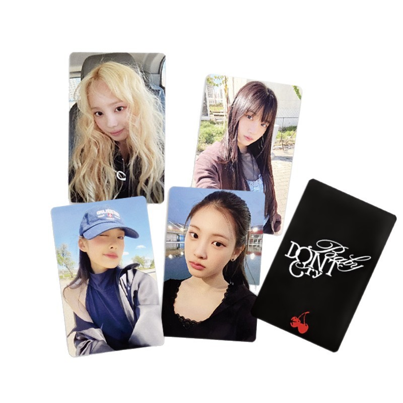 4pcs เด็ก DOLT Cry F GIRL การ์ด Lomo Bet Youll Regret It อัลบั้ม Photocards Yihyun Kumi Mia Benie ภา