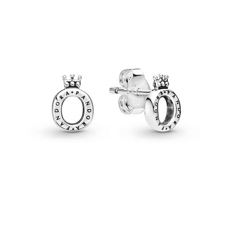 ต่างหู Crown O Stud สําหรับผู้หญิง