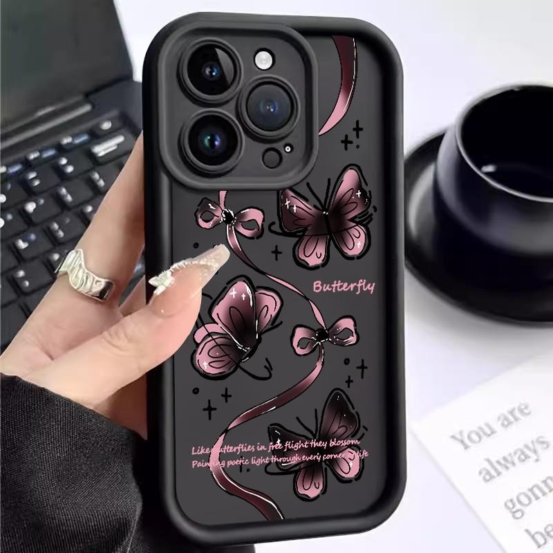 สําหรับ IQOO Z9X 5G Z9 5G Neo U5x Z6 5G Z7i ซิลิคอน Pro กล้องอะนิเมะ Word-Word Softcase Hp