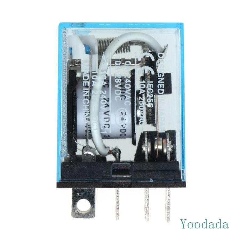 Yoo MY4NJ LY2NJ MY2NJ รีเลย์กําลังไฟระดับกลาง MY4N-J AC 220V สําหรับ DC 24V 10A 8 Pin
