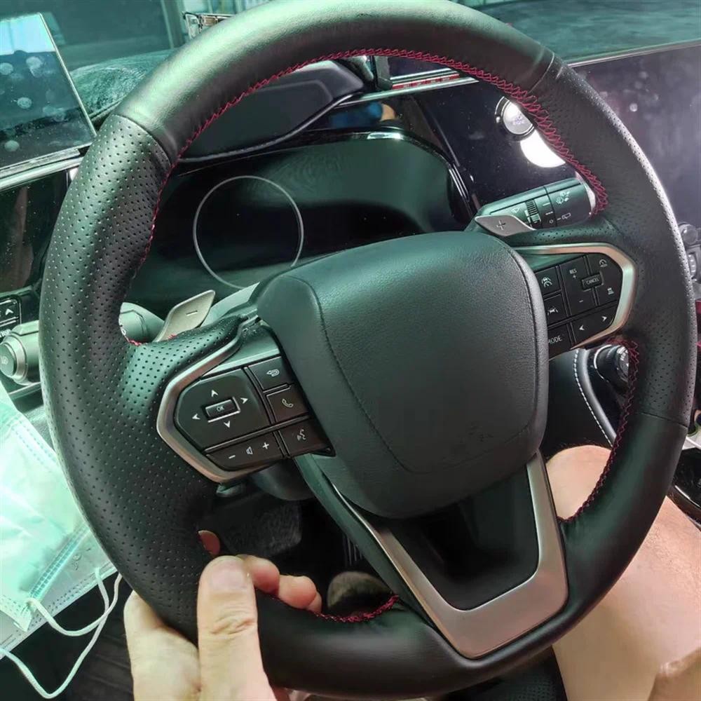 Anti Slip ของแท้หนังพวงมาลัยรถภายในอุปกรณ์เสริมสําหรับ Lexus NX 250 NX260 NX350 NX350h NX450h 2022 2