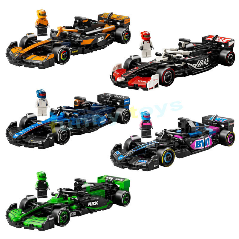 66802 Ultimate Formula 1 Collectors Pack Building Blocks 10IN1 Speed Champions ของเล่นของขวัญสําหรับ