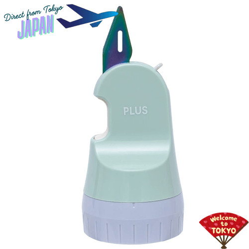 PLUS สแตมป์ป้องกันข้อมูลส่วนบุคคล คัตเตอร์ โรลเลอร์เคชิโปน เครื่องเปิดกล่อง รุ่นฉลองครบรอบ 15 ปี สีเ