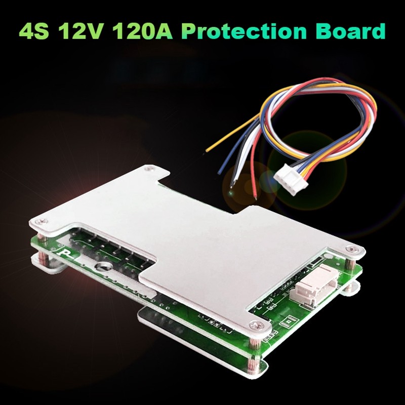 4s 12v 100a lifepo4 แบตเตอรี่ลิเธียมบอร์ดพร้อม power battery balance/enhance bms pcb บอร์ดป้องกัน