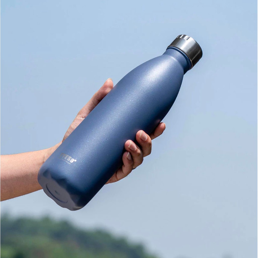 TYESO COLA ขวดน้ำสแตนเลส 304 ทรงขวด ขนาด 750 และ 1000 มล. เก็บอุณหภูมิได้ทั้งร้อนและเย็น - รูปที่ 3