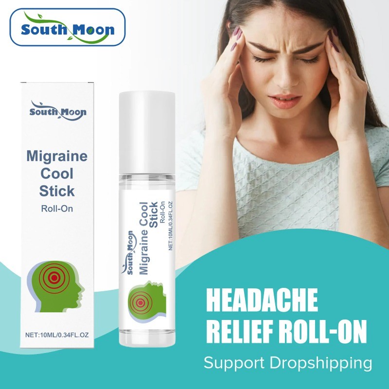 Mint Essence Oil Roll-On Relief ไมเกรนปรับปรุงอาการบวมยุงกัดความเมื่อยล้า Refresh Artifact น้ํามันกํ