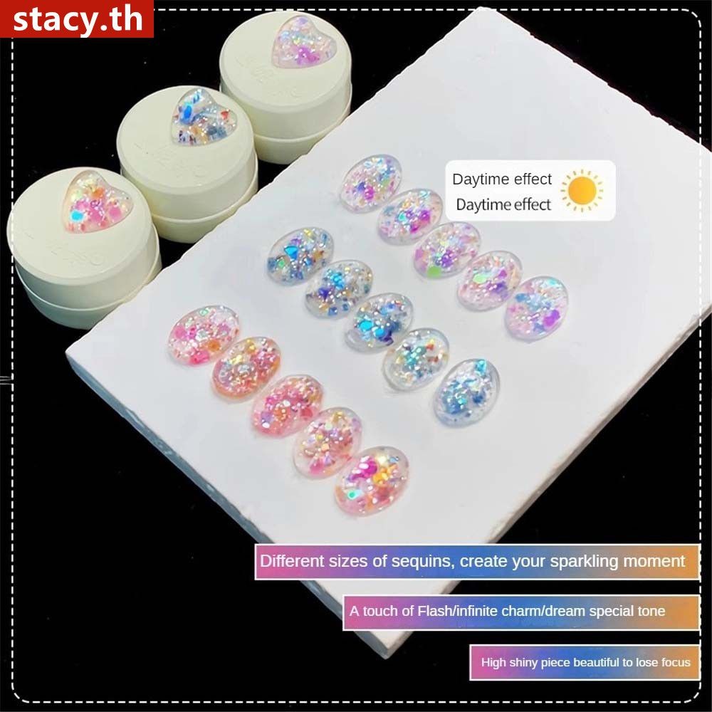 【พร้อมส่ง】 กาวติดเล็บเจลเรืองแสง 5 มล. Annies Nail Art Decoration