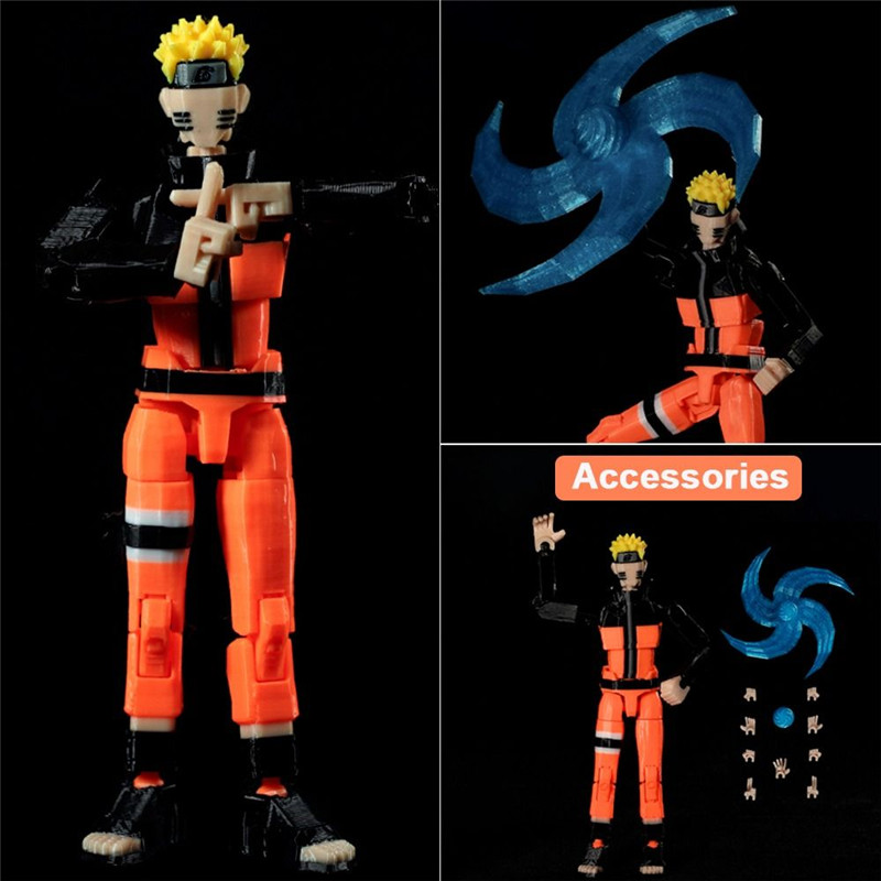 ใหม่ 3D พิมพ์ตัวเลขการกระทํา Naruto Dummy13 อะนิเมะ Mannequin รุ่น Multi-Jointed Shapeshift ของเล่นสะสมเครื่องประดับของขวัญ