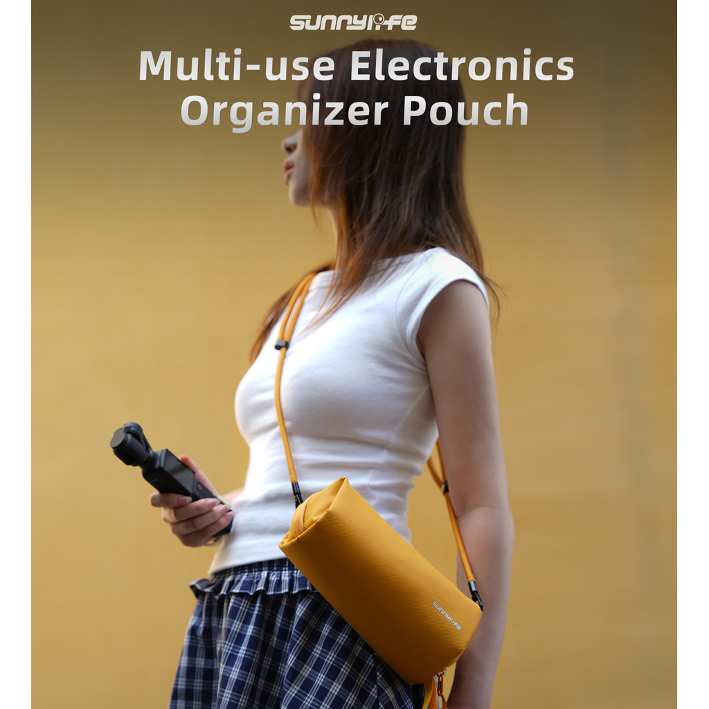 Sunnylife OSMO 360/Pocket 3 กระเป๋าเก็บกล้องกีฬากระเป๋าถือกระเป๋า Messenger แบบพกพา Digital Storage Accessories