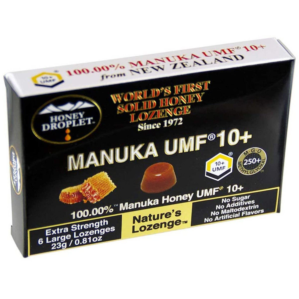 ฮันนีดรอปเล็ตแมนูกะฮันนีUMF®10+(ลูกอมแก้เจ็บคอ) - 1 กล่อง